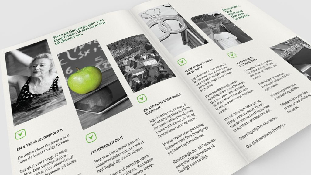 Borgmesterkampagne for Gert Jørgensen – folder