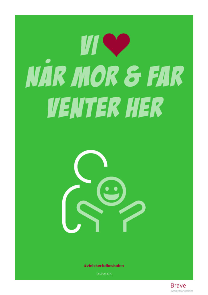 Adfærdsdesign og god kommunikation. Vi elsker folkeskolen. Hygiejneplakater, nudging, adfærdsdesign. hygiejne-i-skolen